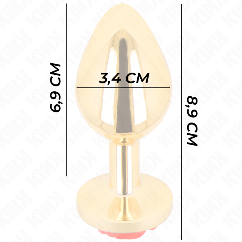 Kink - Plug Anal Gold Rose Rot  M