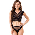 Livco Corsetti Fashion - Elin Lc 20212 Bh + Hã–Schen Schwarz S/M