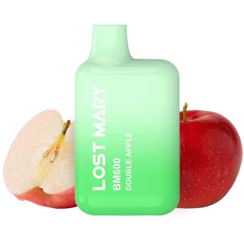 LOST MARY - BM600 NICOTINE VAPER 2% EINWEG DOPPELTER APFEL