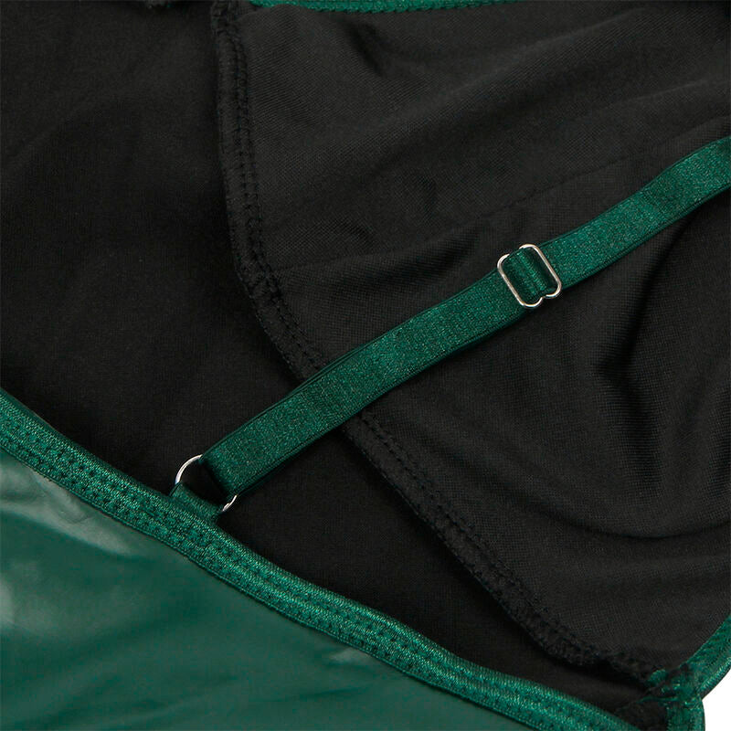 Subblime - 955441 Kleid Mit Grãœnen Ledertrã„Gern L/Xl
