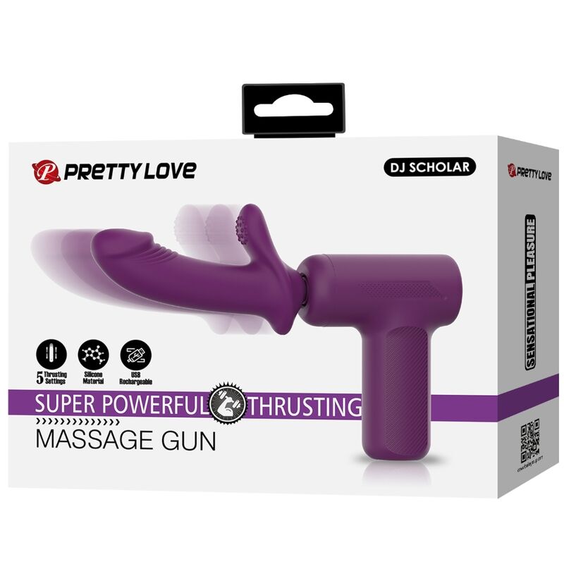 Pretty Love - Dj Scholar Massager 5 Einstellungen Lila