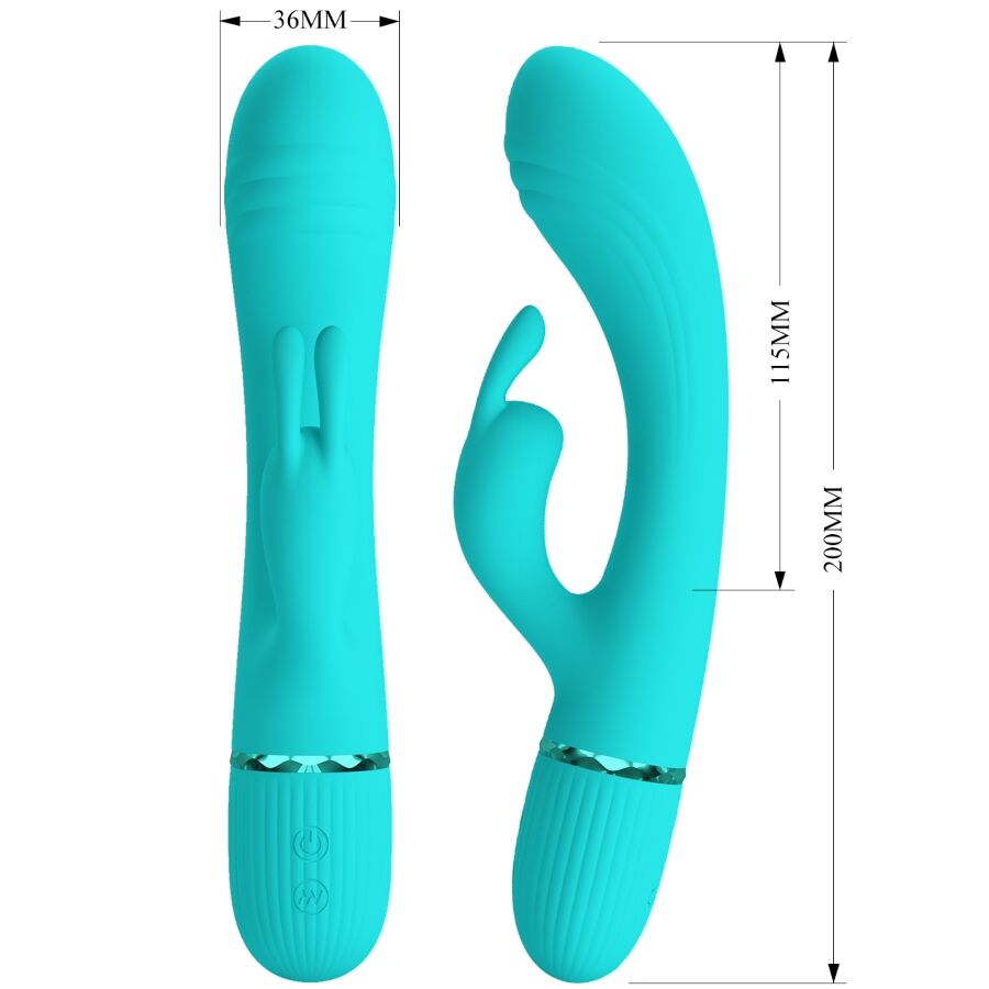 Pretty Love - Scocco Vibrator Rabbit Tãœrkis