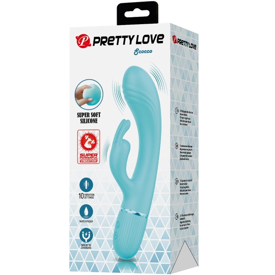 Pretty Love - Scocco Vibrator Rabbit Tãœrkis