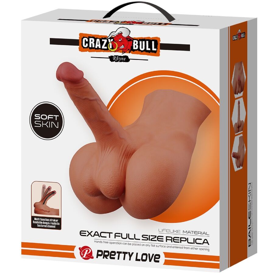 Crazy Bull - Rhyne Back Realistischer Natãœrlicher Masturbator