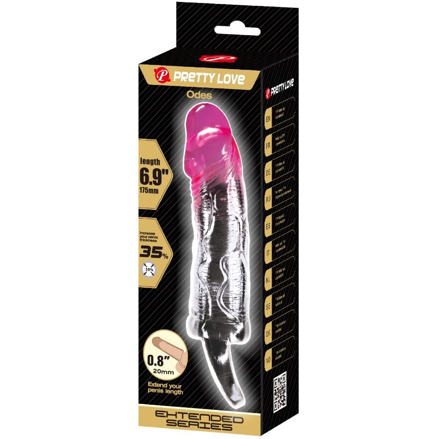 Pretty Love - Odes Realistische 2 Cm Penisvergrã–Sserungshãœlse Rosa