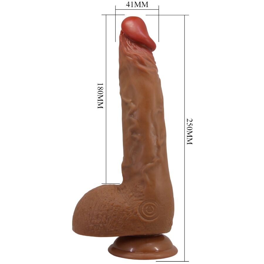 Baile - Schã–Ner Wilks 5 Einstellungen Realistischer Vibrator 25 Cm Mulato