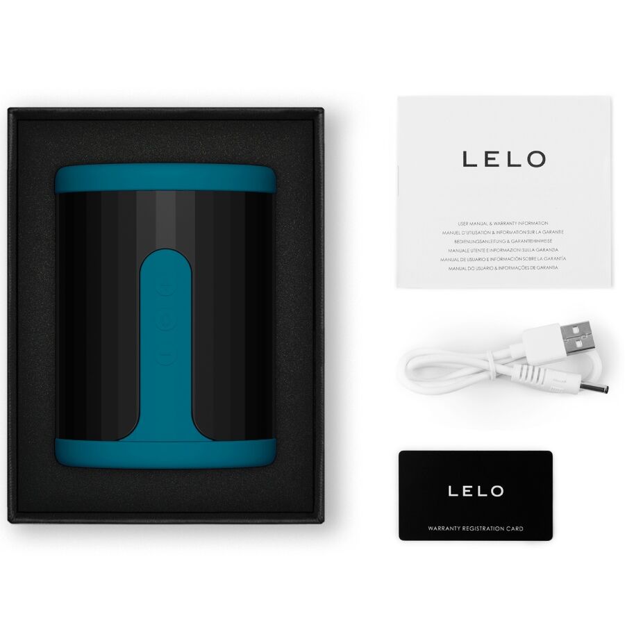 Lelo - F2s™ Teal Mãnnlicher Masturbator Blau