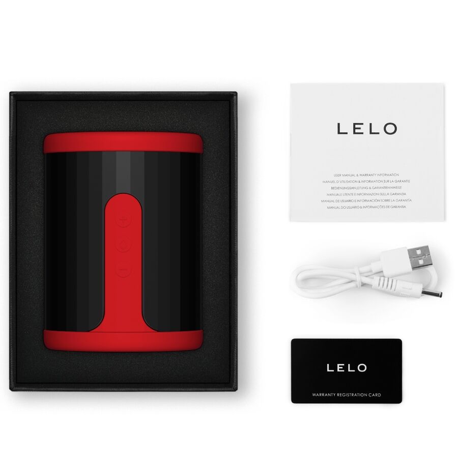 Lelo - F2s™ Teal Mãnnlicher Masturbator Rot