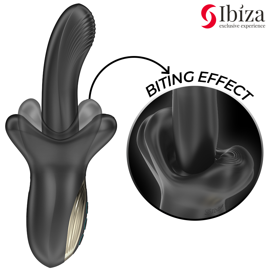 Ibiza Kraftvoll Vibrator Mit Stoss- Und Beisseffekt