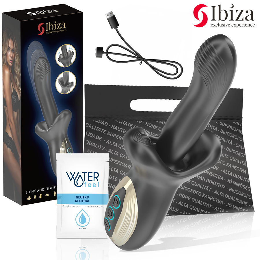Ibiza Kraftvoll Vibrator Mit Stoss- Und Beisseffekt
