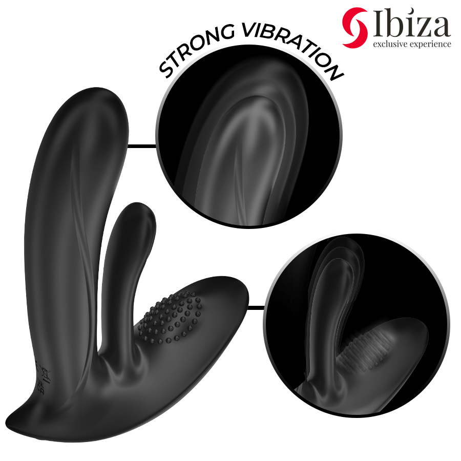 Ibiza Tragbarer Vibrator Mit G-Punkt- Und Klitorisstimulation Mit Fernbedienung