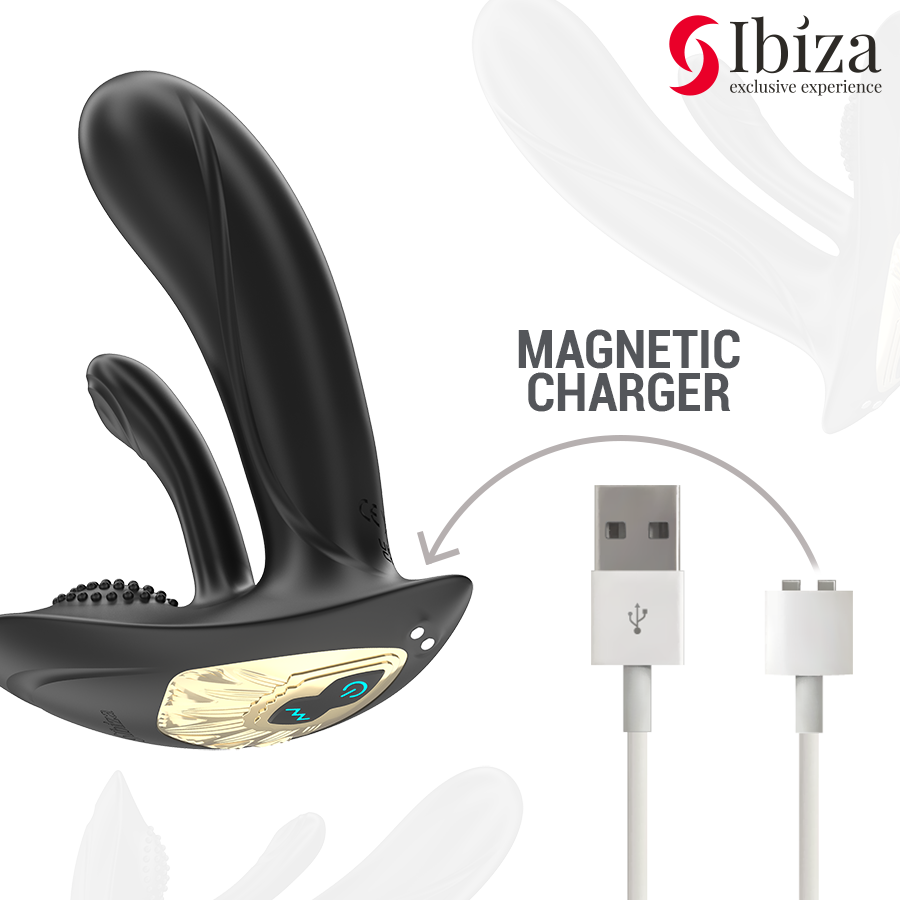 Ibiza Tragbarer Vibrator Mit G-Punkt- Und Klitorisstimulation Mit Fernbedienung