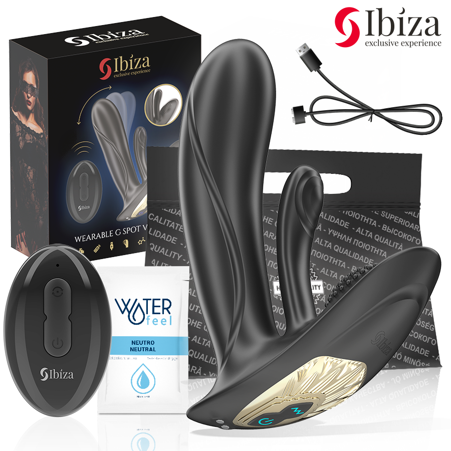 Ibiza Tragbarer Vibrator Mit G-Punkt- Und Klitorisstimulation Mit Fernbedienung