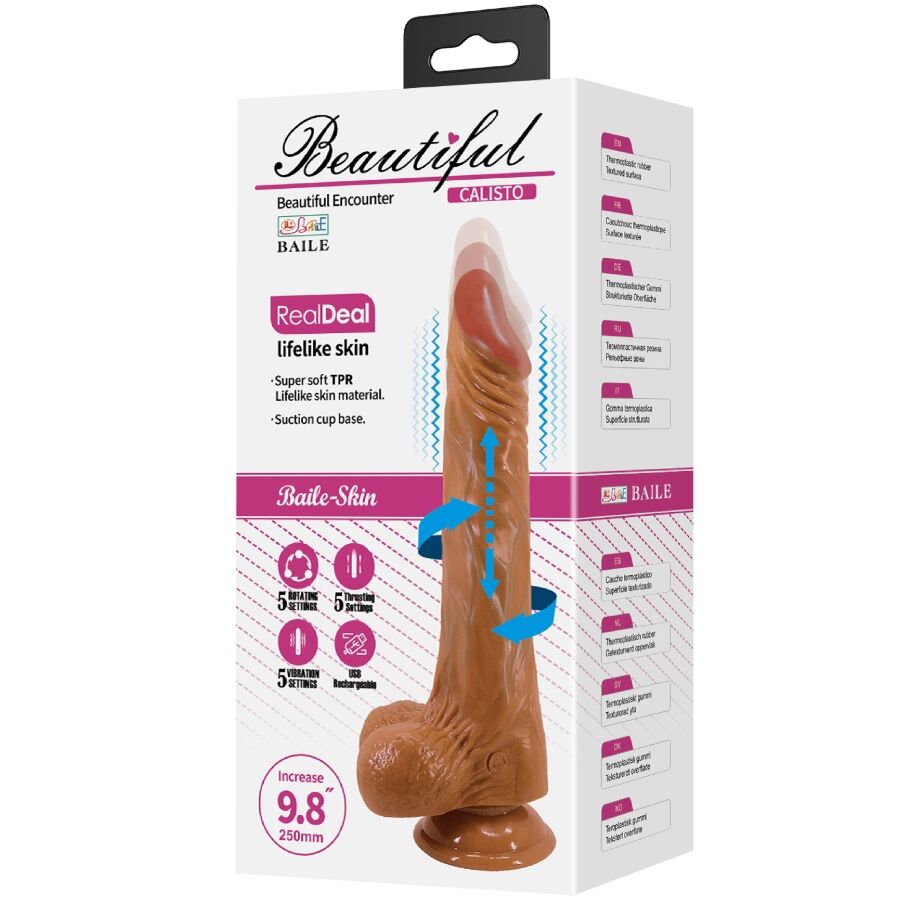Baile - Calisto Realistischer Dildo 24 Cm Hautfarben