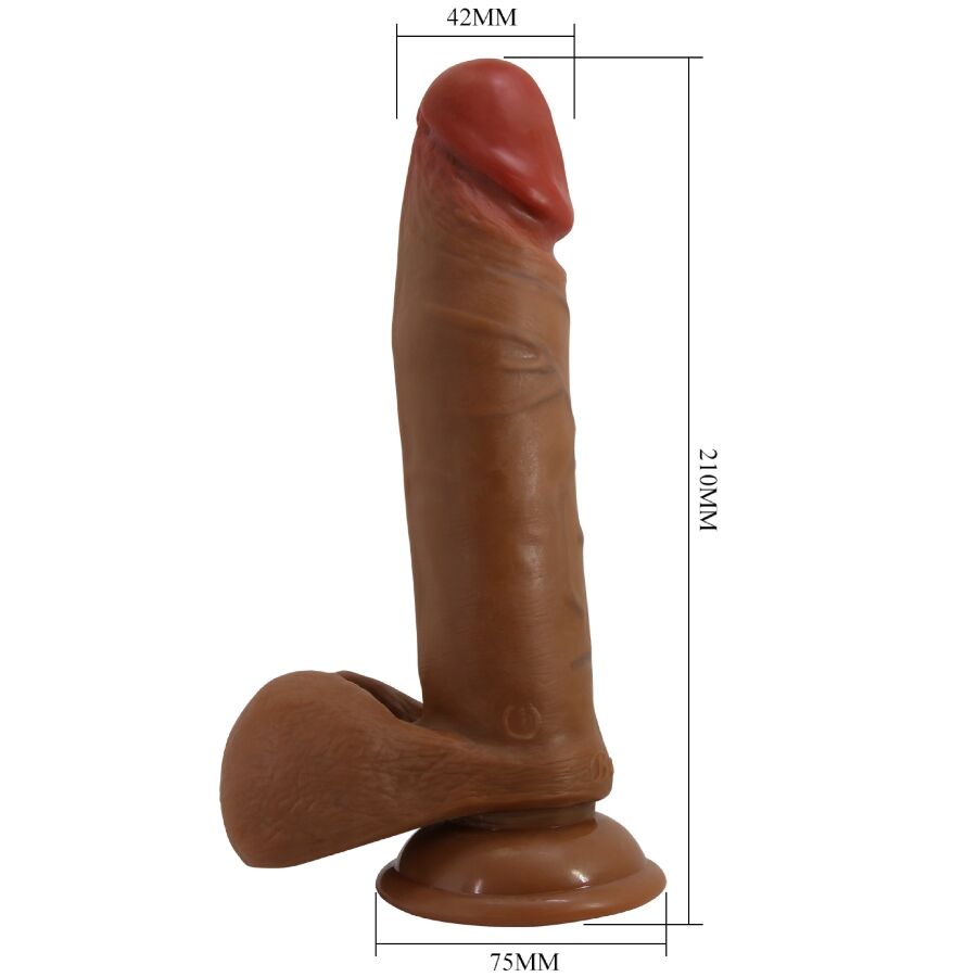 Baile - Abel Realistischer Dildo 21 Cm Mulatte