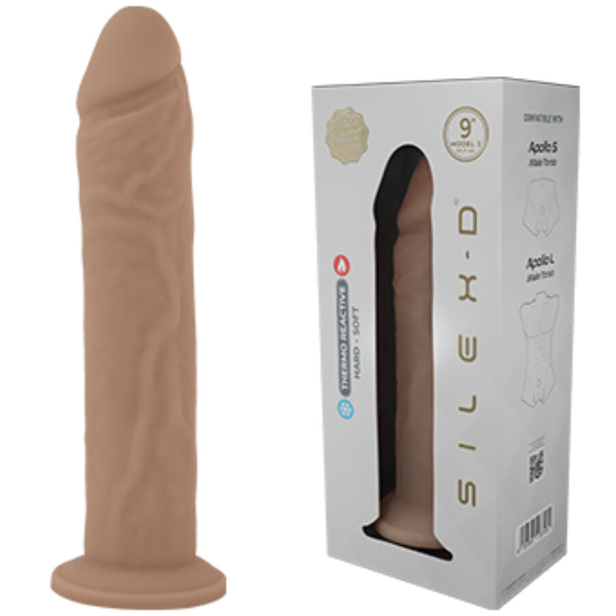 Silexd - Realistisches Penismodell 9 Flüssige Silikon 22,8 Cm