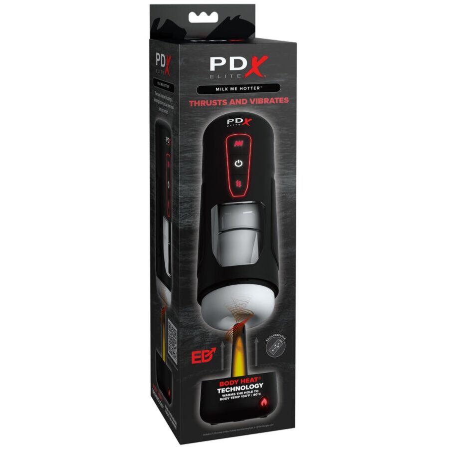 Pdx Elite - Milk Me Hotter Automatischer Masturbator Mit Stoss- Und Wãrmeeffektvibration