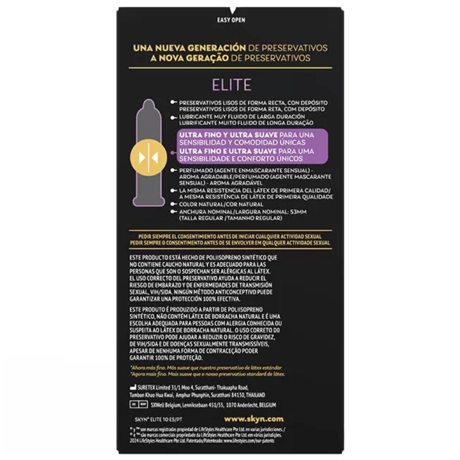 Skyn - Elite Ultradãœnne Kondome 10 Einheiten