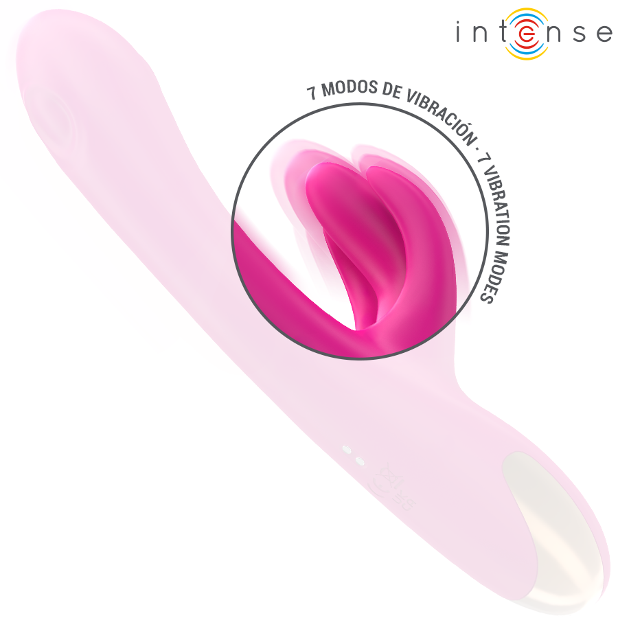 Intense - Britney Multifunktions-Rabbit-Vibrator 23 Cm Rosa