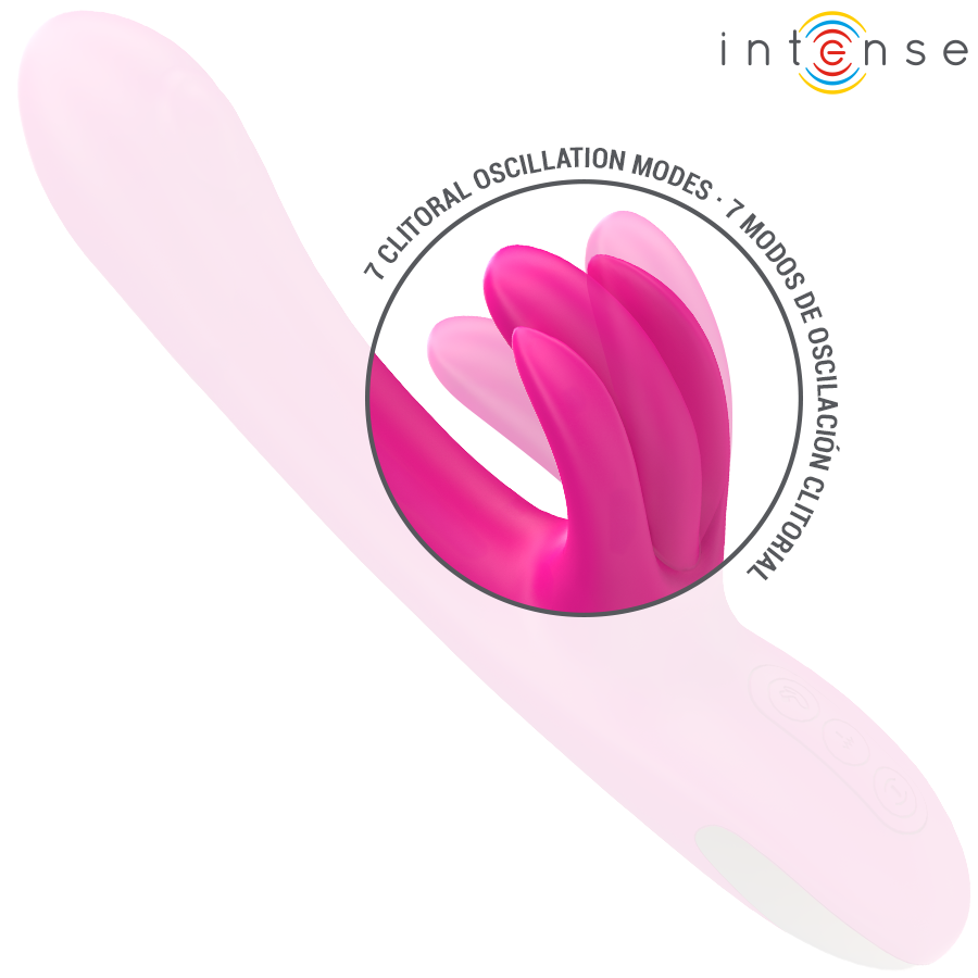 Intense - Britney Multifunktions-Rabbit-Vibrator 23 Cm Rosa