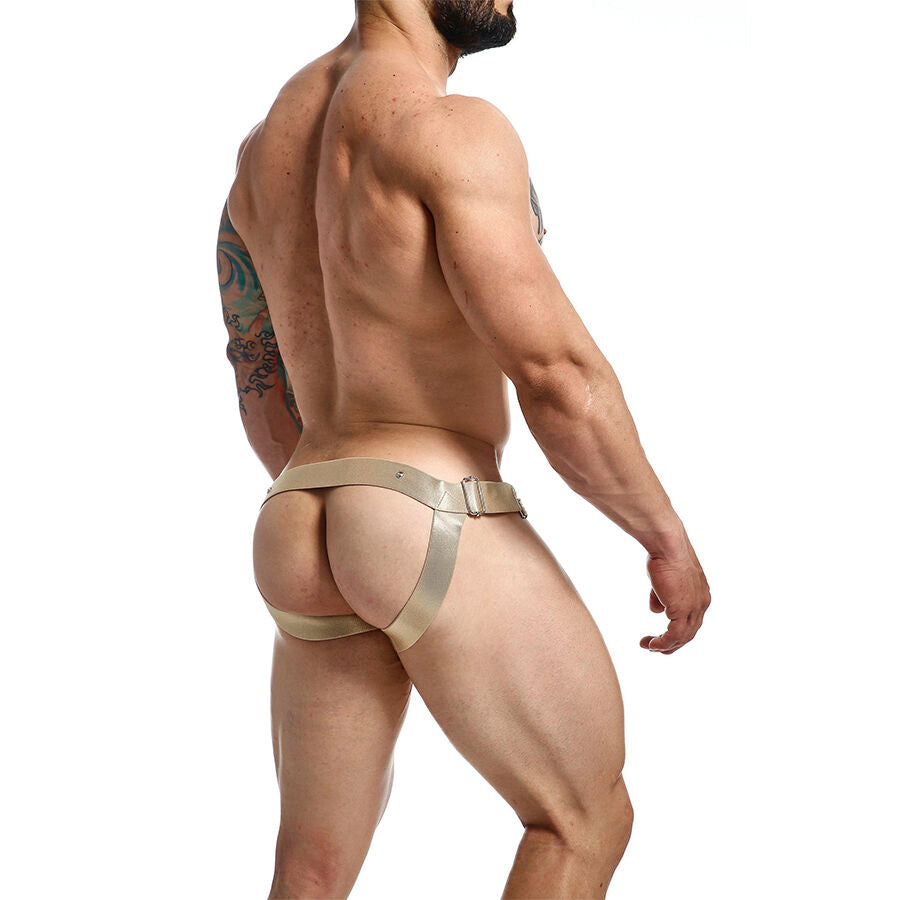 Mob - Dngeon Jockstrap Goldener Cockring Einheitsgröße