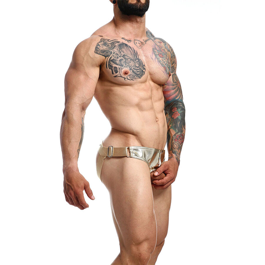Mob - Dngeon Jockstrap Goldener Cockring Einheitsgröße