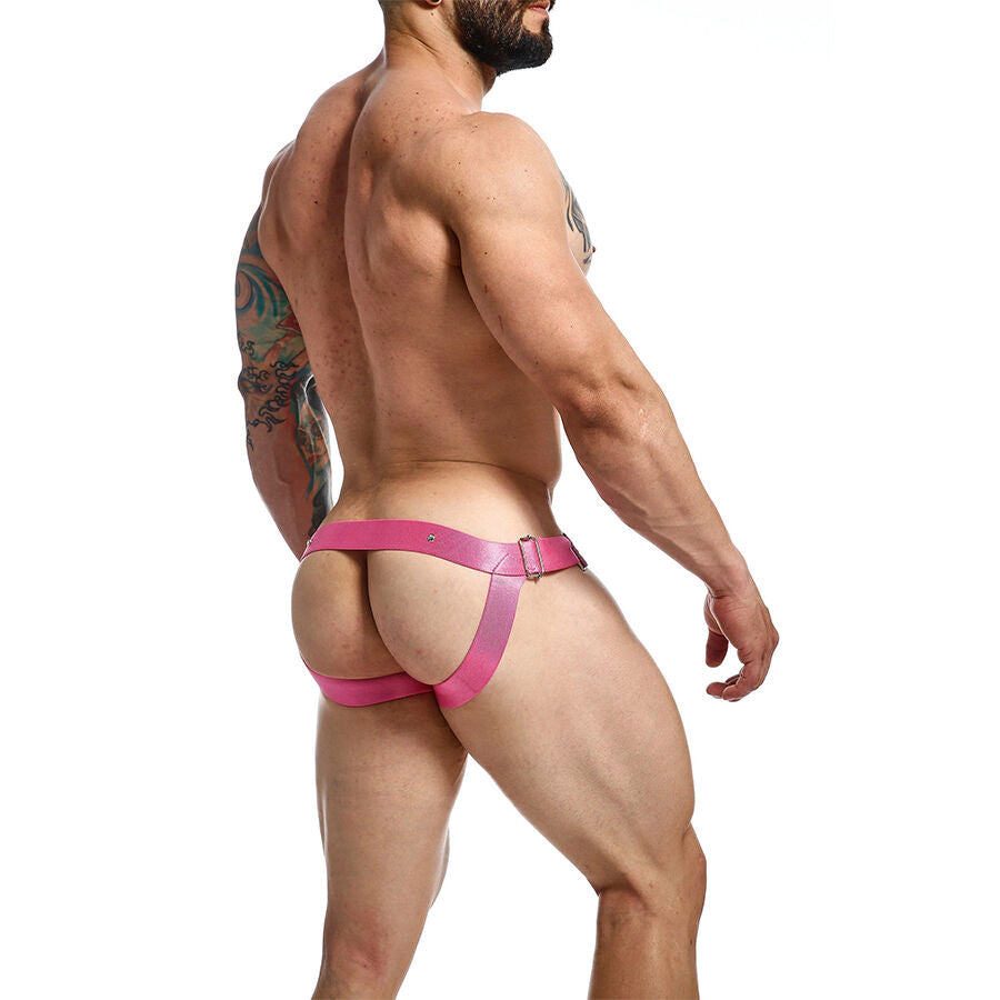 Mob - Dngeon Jockstrap Rosa Cockring, Einheitsgröße