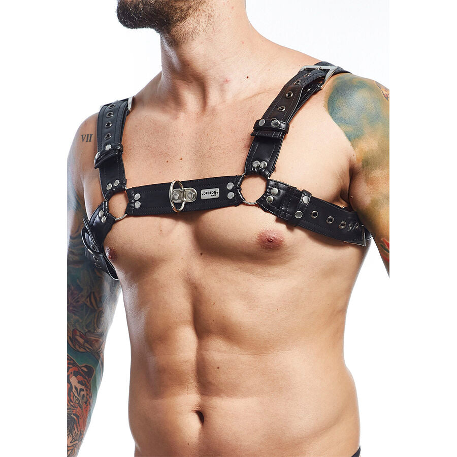 Mob - Dngeon Schwarzer Harness-Gürtel Einheitsgröße