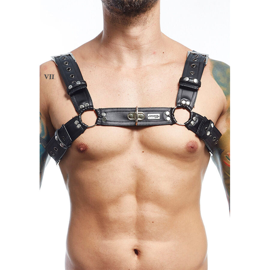 Mob - Dngeon Schwarzer Harness-Gürtel Einheitsgröße