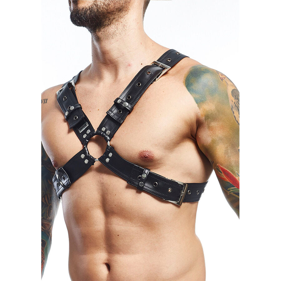 Mob - Dngeon Schwarzer Harness-Gürtel Einheitsgröße