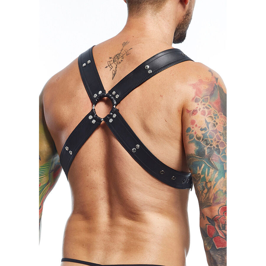 Mob - Dngeon Schwarzer Harness-Gürtel Einheitsgröße
