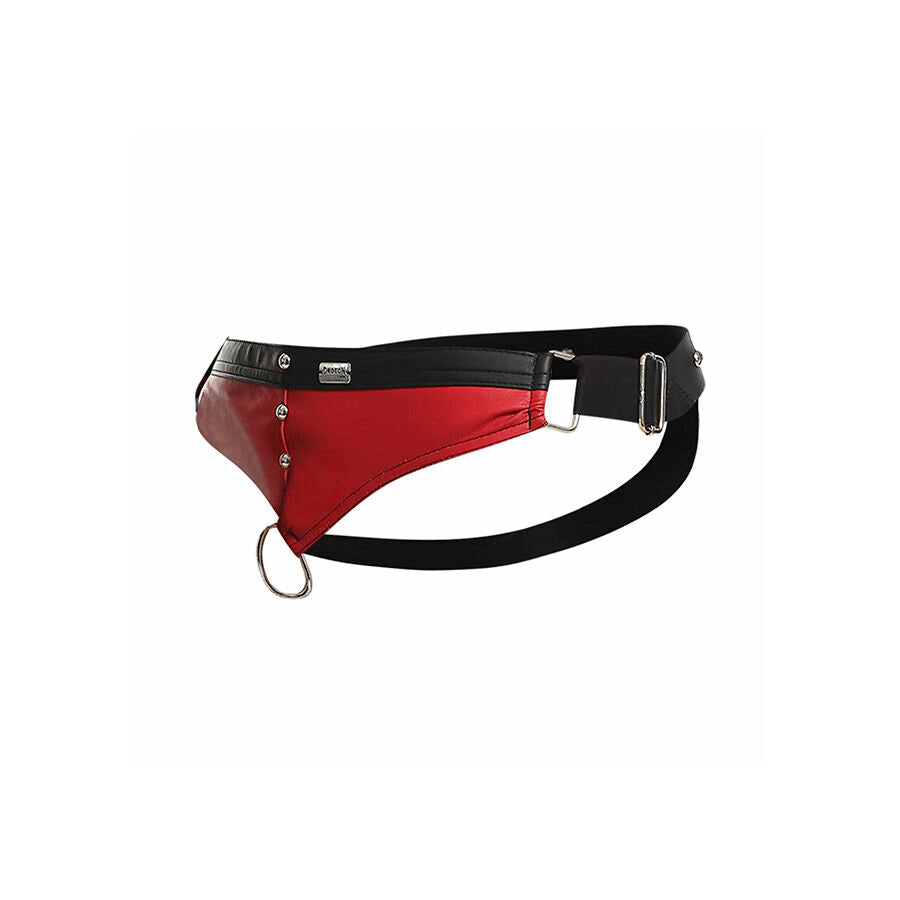 Mob - Dngeon Jockstrap Roter Cockring, Einheitsgröße
