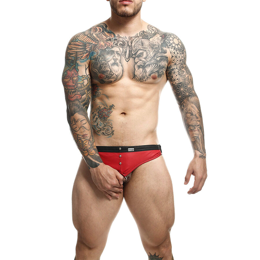 Mob - Dngeon Jockstrap Roter Cockring, Einheitsgröße