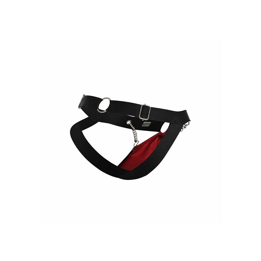 Mob - Dngeon Roter Jockstrap Mit Ketten Einheitsgröße
