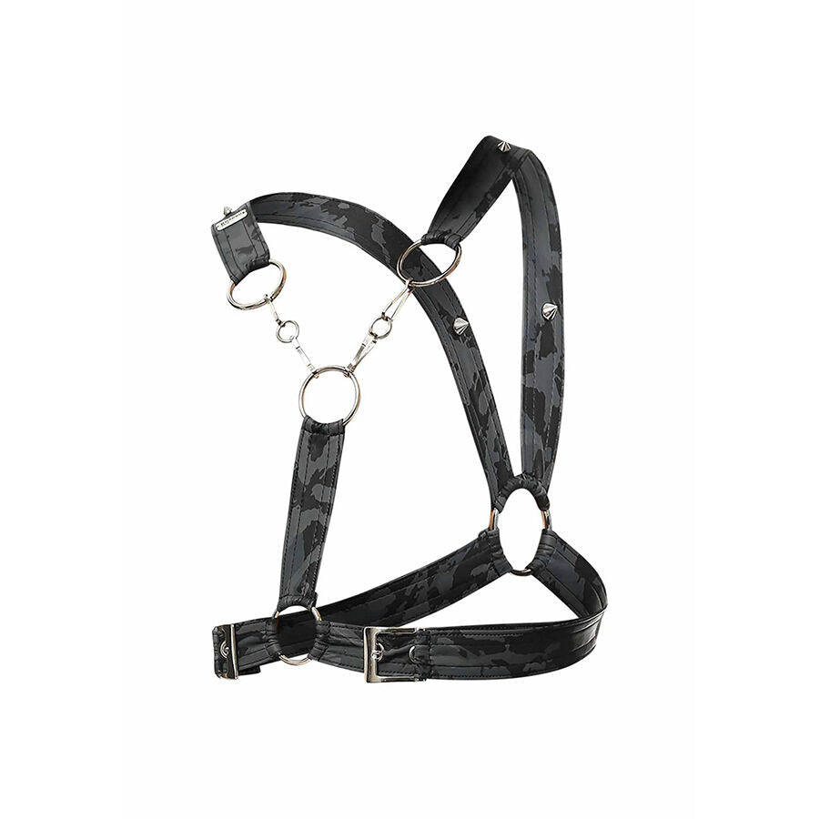 Mob - Dngeon Silbernes Harness Mit Ketten Einheitsgröße