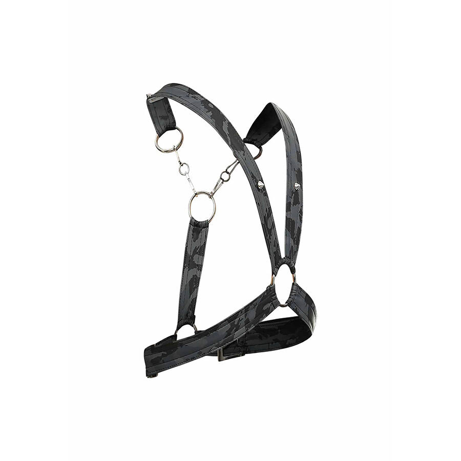 Mob - Dngeon Silbernes Harness Mit Ketten Einheitsgröße