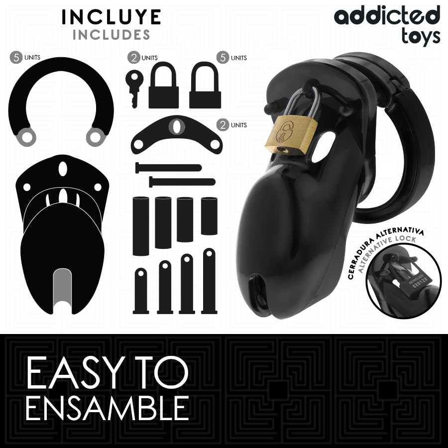 Addicted Toys Locked - Verbotenes Peniskãfig 10 cm