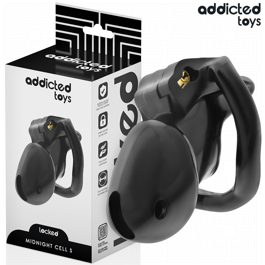 Addicted Toys Locked - Mindnight Cell Peniskäfig Größe S