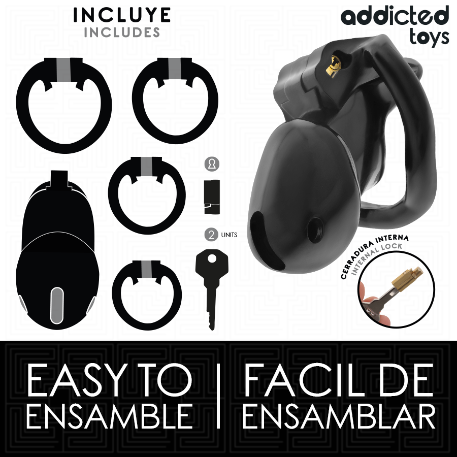 Addicted Toys Locked - Mindnight Cell Peniskäfig Größe S