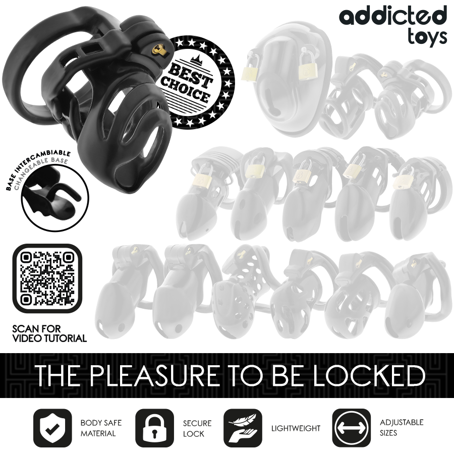Addicted Toys Locked - Eternal Lock Peniskãfig 9 cm