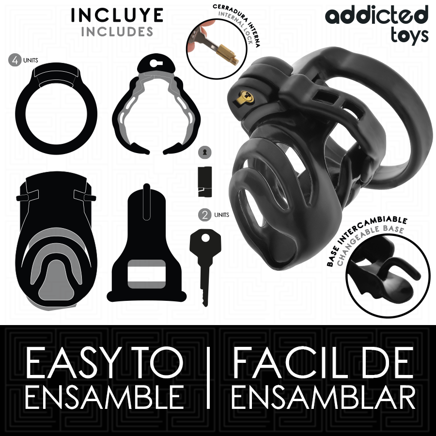 Addicted Toys Locked - Eternal Lock Peniskãfig 9 cm