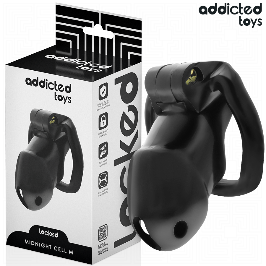 Addicted Toys Locked - Mindnight Cell Penis Cage Größe M