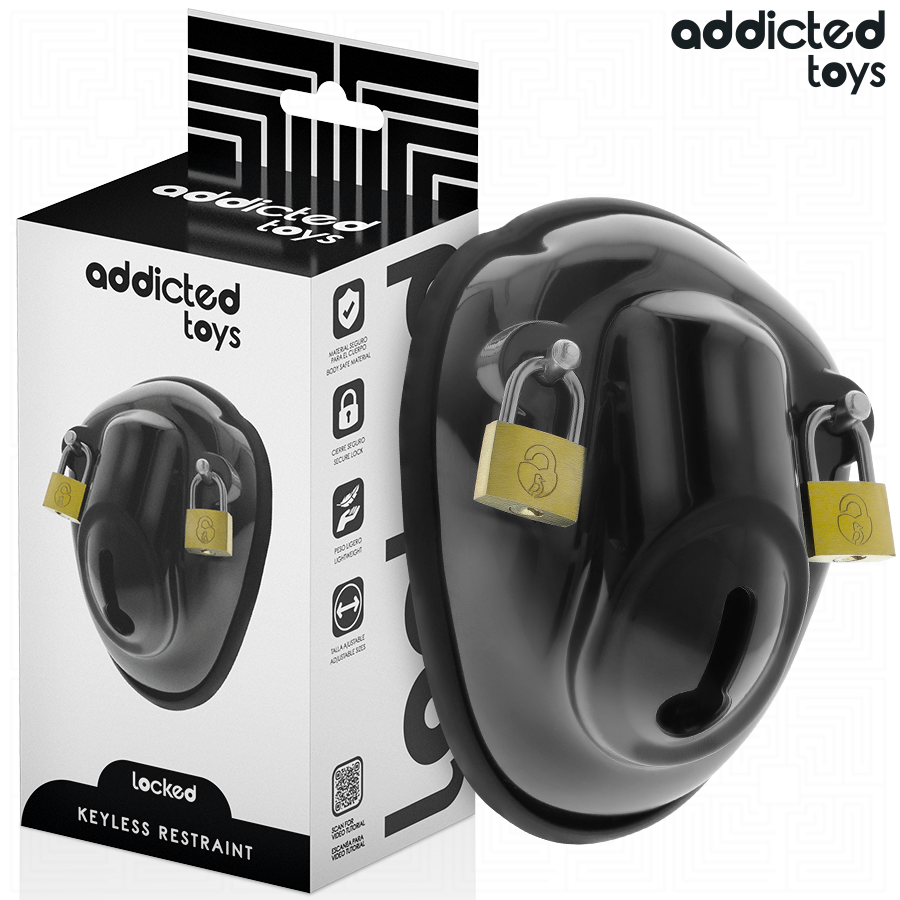 Addicted Toys Locked - Schlösselloser Peniskãfig 11,5 Cm