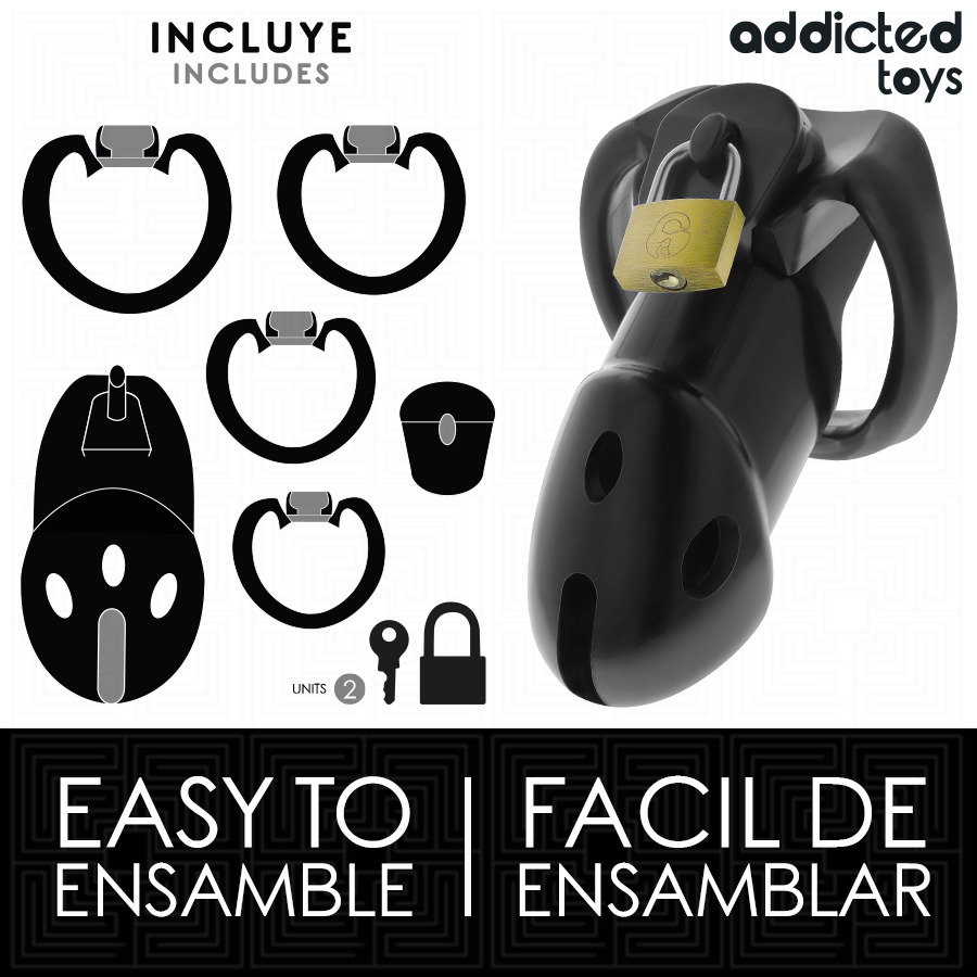 Addicted Toys Locked - Unbroken Den Peniskãfig 9,8 Cm