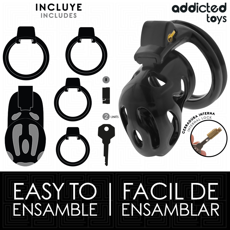 Addicted Toys Locked - Versiegelter Peniskãfig 8 Cm