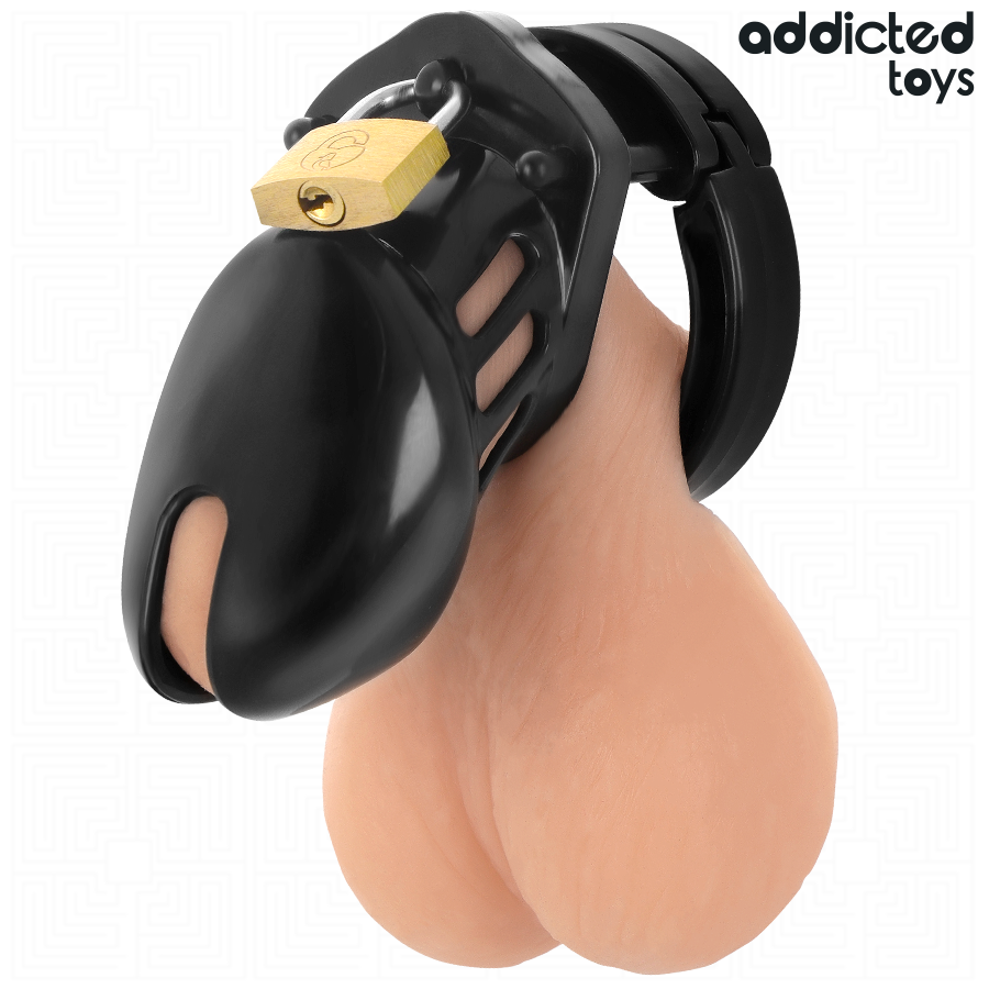 Addicted Toys Locked - Obsidian Hold Peniskäfig Größe S