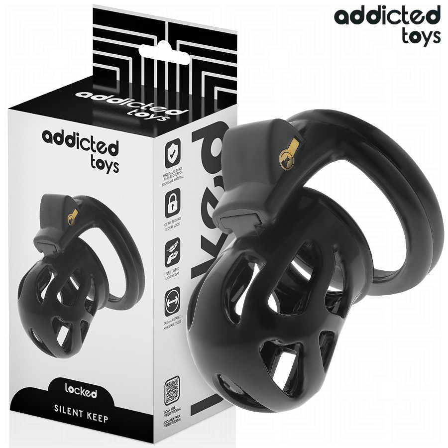 Addicted Toys Locked - Silent Keep Peniskãfig 7,5 Cm