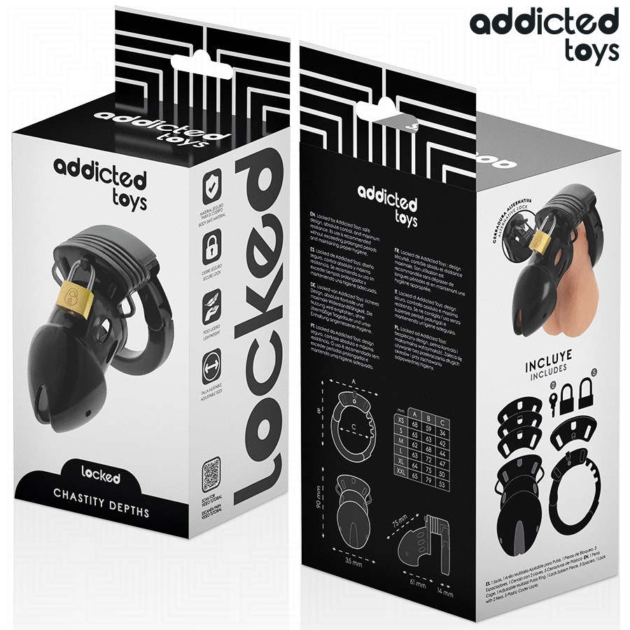 Addicted Toys Locked - Chastity Depths Peniskãfig 7,5 Cm