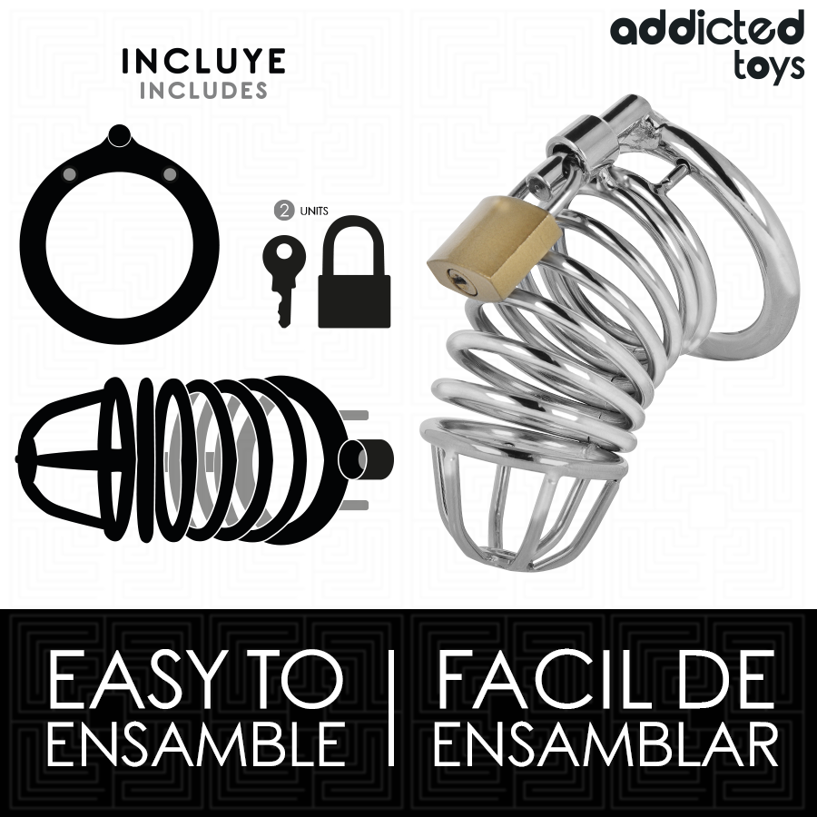 Addicted Toys Locked - Iron Cell Metall-Peniskã„Fig Größe M