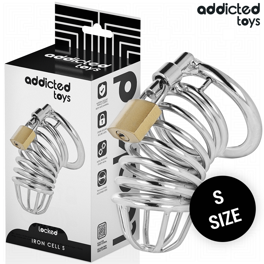 Addicted Toys Locked - Iron Cell Metall-Peniskã„Fig 4 Cm Größe S